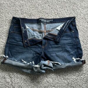American eagle blue jean shorts